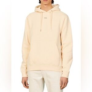 Sandro Paris Ecru Hooded Sweatshirt Men’s XL